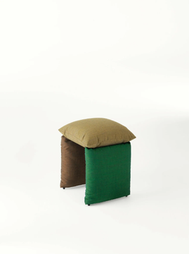 PILLOW 219 - Upholstered fabric stool by Et al. - view 3